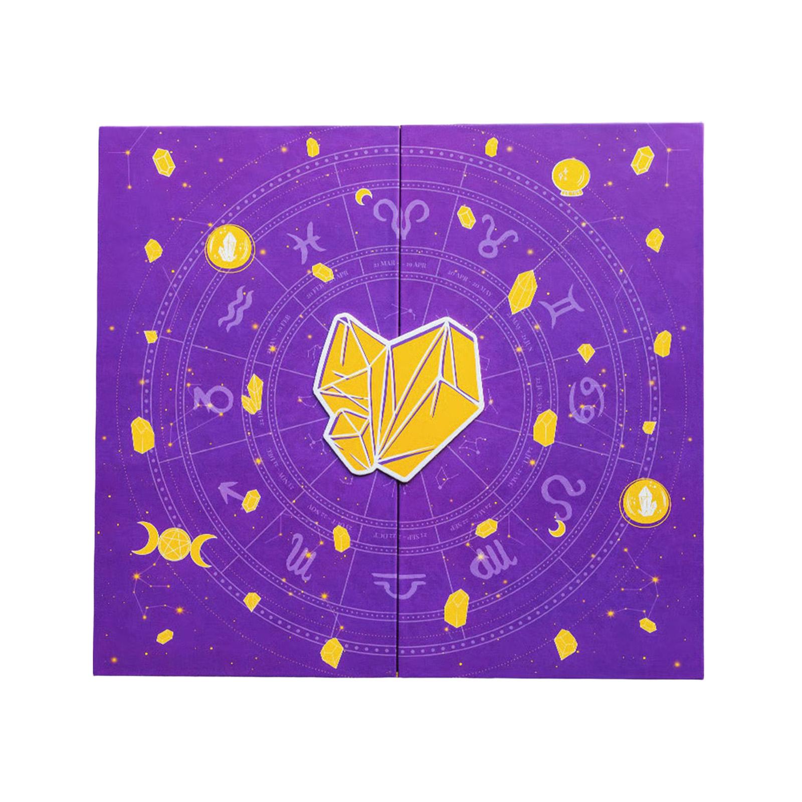 

Хрустальная подарочная коробка для отсчета времени до Хэллоуина One Size фиолетовый