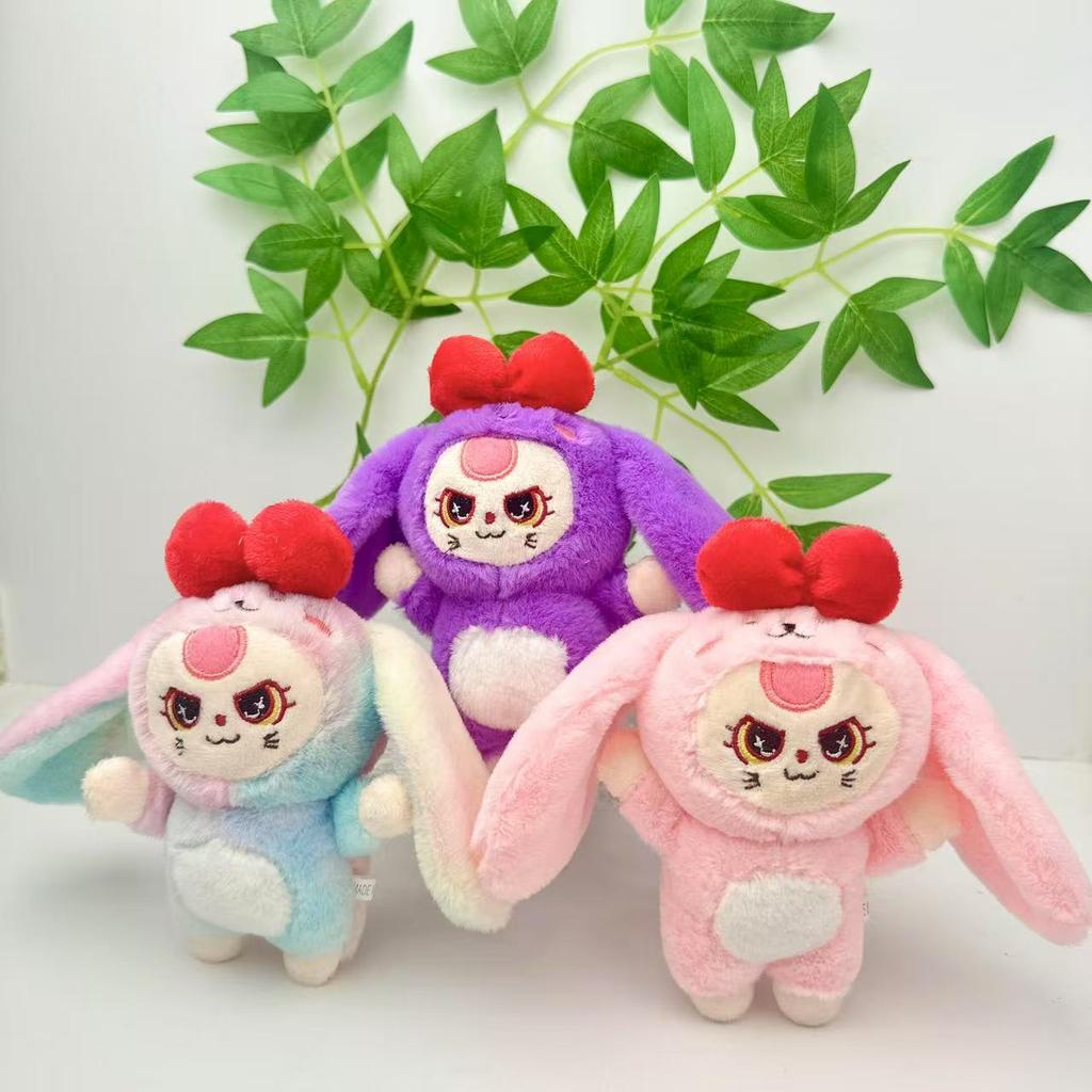 New ThreeBaby Bubble Matwa 3-year-old Plush Toy Doll Small Pendant Doll Grabbing Machine