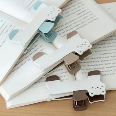 Portable Page Holder Hands-Free Reading Rack Cat Design Book Clip for Cookbooks Sheet Music Book Lovers College Students Gifts
