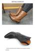 Chelsea Herren Plus Size High-Top Lederstiefel - Britischer Trend Lässige Mode, Arbeitskleidung Martin Stil