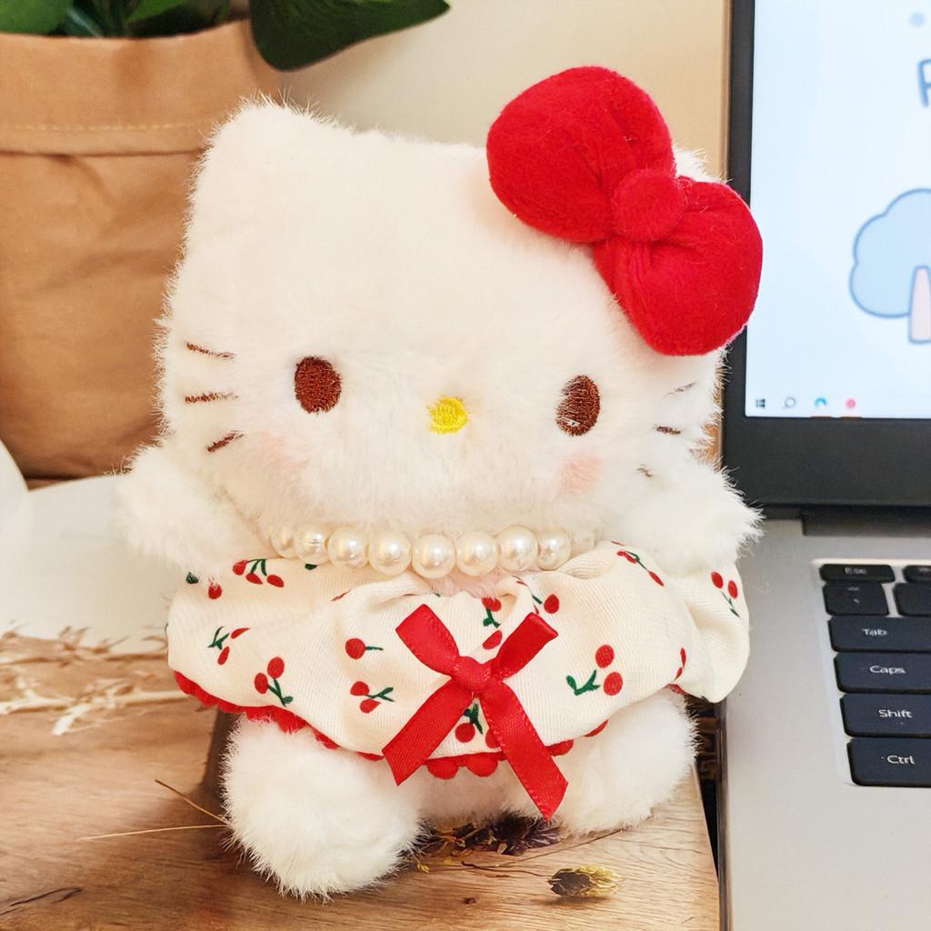 

Hello Kitty Plush Keychain With Cotton Filling For Bag Decor And Collectors