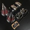 Chrome Motorcycle Spike Air Cleaner Filter Intake Assembly Replacement For Suzuki M109R Boulevard All Years