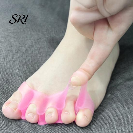 Foot Comfort Accessories 2Pcs Toe Separators for Overlapping Toes Soft Silicone Bunion Corrector Stretcher Men And Women Reusable Ergonomic