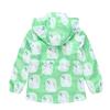 Children's Spring and Fall New Fashion Printing Rushing Coat Jacket Boys and Girls Hooded Waist Zipper Shirt Double Windbreaker