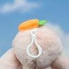 Adorable Ins Style Carrot Bunny Plush Toy Keychain Doll For Bags And Accessories