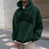 Heren losvallende hoodie met print