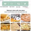 5 Wheels Cutter Dough Divider Side Pasta Knife Flexible Roller Blade Pizza Pastry Peeler Stainless Steel Bakeware Tools