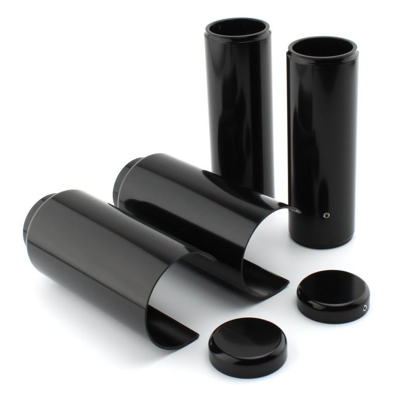 Harley Breakout Fork Slider Cover Black Motorcycle Front Suspension Decorative Shield Upgrade Accessory