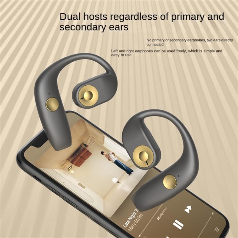 

G15 OWS Hook Earphones Air Conduction Wireless Bluetooth-compatible Sports Headphones Black