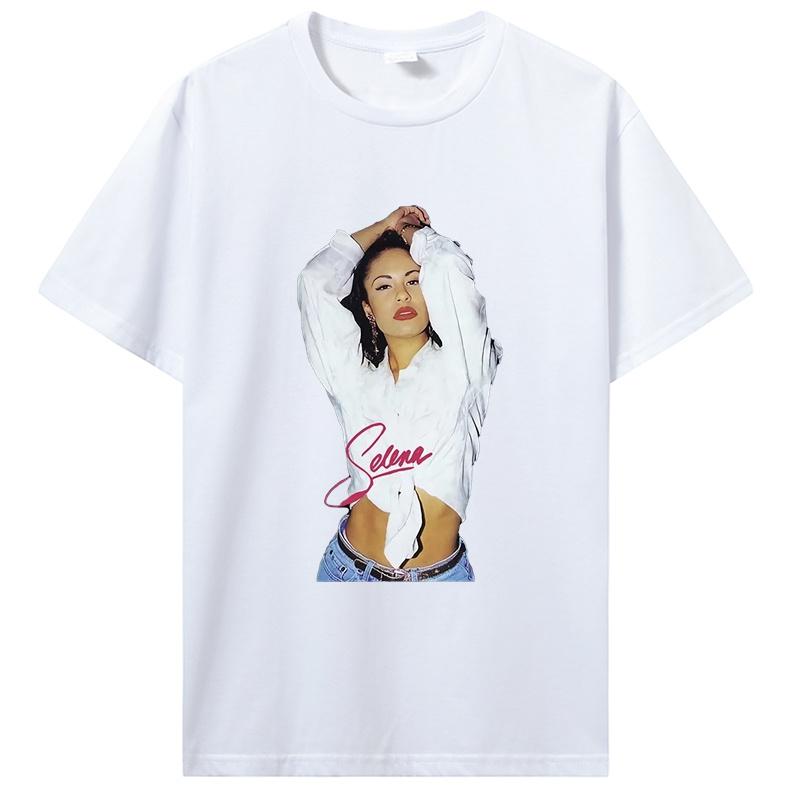 New Rare Selena Quintanilla T Shirt Top Black Usasz Limmited Edition Unisex Cotton Tees Tops Anime Harajuku Streetwear