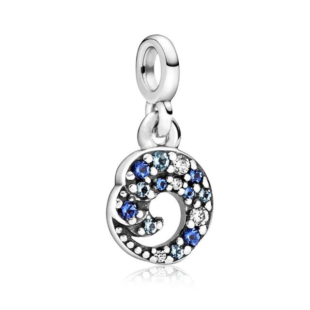 925 Silver Me Series Starfish Moon Pineapple Small Charms Pendant Beads Fit Original Fashion Me Armbånd Dame Smykker DIY