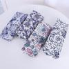 Floral Linen-Style Cotton Fabric for Clothes, Lining, Sofa, Tablecloth, Curtain, and Pillowcase