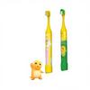 Happily Manufacturer Cartoon Kids Toothbrush with Soft Bristle Plastic Handle for Children Press Toothpaste Dispense