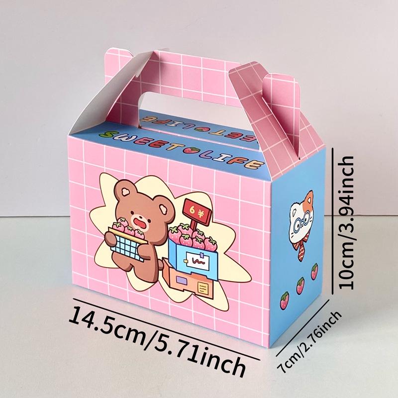 Qixi Festival Cartoon Candy Box: Birthday Gift, Snacks, Party Favor, Wedding Bag for Kindergarten Kids