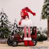 Christmas Faceless Doll Gnome Ornaments LED Light Plush Knitting Crafts Pendant Decor Christmas Decorations for Home Kids Gift
