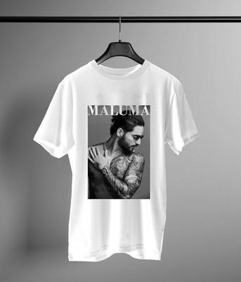New Rare Maluma Singer Heavy Cotton White Full Size Unisex Shirt MM1018 Unisex T-Shirt