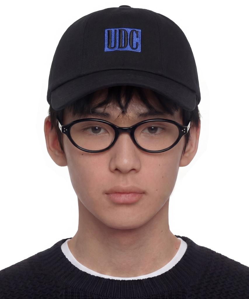 Eondeokeonteulol Cotton Logo Ball Cap Onyx Udc / Bumper B B / Blue Black