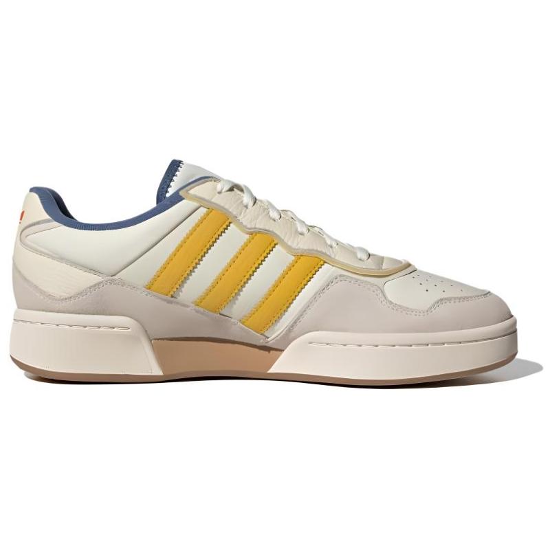 Adidas Courtic White Beige Yellow Sneakers ID0559