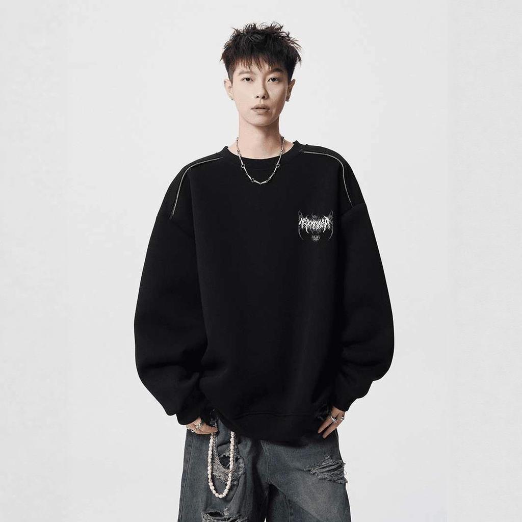 Men's Sweater Men's Teen New Autumn Top Trendy Loose Boys Couple Outfit