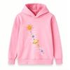 Cartoon Solar System Sun Planets Print Kids Hoodie Boys Girls Casual Long Sleeve Pullover Sweatshirt for Children Daily Wear