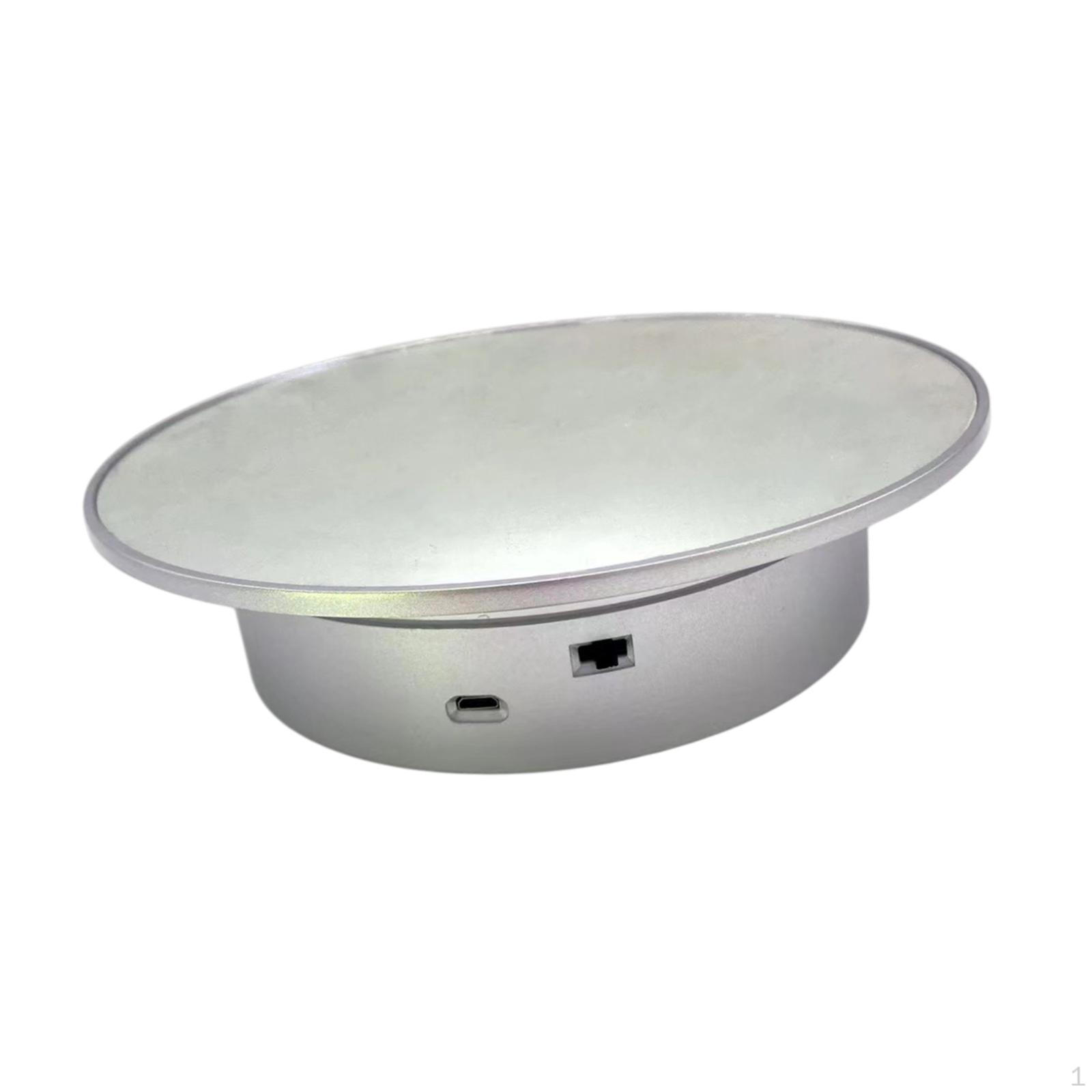 

Электрический дисплей Degree, автоматическая вращающаяся платформа, регулируемый держатель ювелирных изделий, моторизованный silver bottom mirror