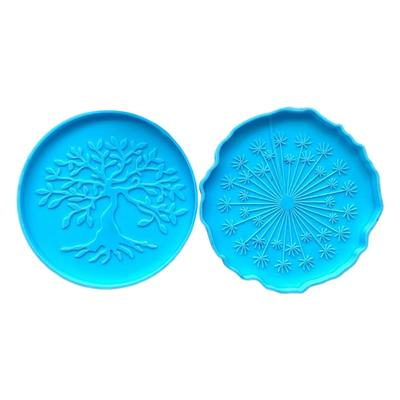 Resin Silicone Molds Coaster Epoxy Molds Resin Casting Molds for Making Coasters DIY Resin Artwork
