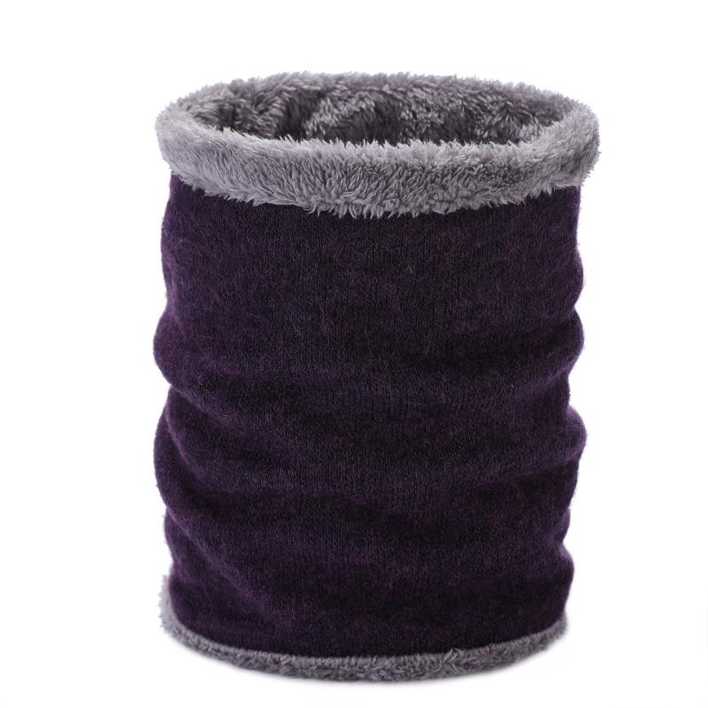 Fleece Neck Cover In Winter, Thickened In Autumn and Winter To Keep Warm, Knitted Wool Scarf, Cold-proof