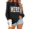 Women's Loose Comfortable Casual Fashionable Character Printing Round Neck Long Sleeved Sweatshirt