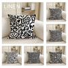 Artist Mr Doodle Cushion Cover Pillowcase Set Pcs X X Breathable Washable Sofa Cushion Cover