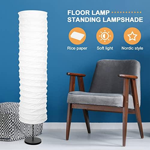 TOYMYTOY Replacement Lampshade for Floor Lamps, Washi Paper Lampshade, for Bedrooms, Living Rooms, and Floor Lamps, 95cm Long