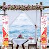 Garden Flag Decor Printed Romantic Holiday Banner Anniversary Valentines Day Party
