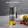 Kitchen Oil Spray Bottle Edible Oil Sprayer Glass Bottle Camping BBQ Cooking Baking Condiment Spray Container Oil Bottle