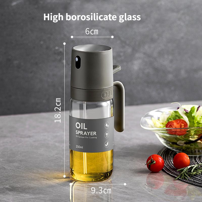 Kitchen Oil Spray Bottle Edible Oil Sprayer Glass Bottle Camping BBQ Cooking Baking Condiment Spray Container Oil Bottle