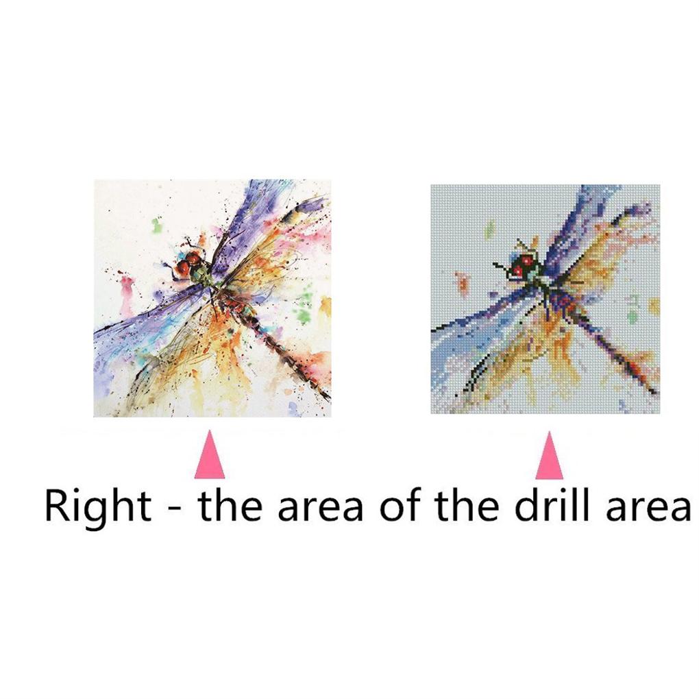 5D DIY Butterfly/Dragonfly/Wolf/Bird Animal Painting Diamond Stitch Round Resin Crystal Embroidery Picture Gifts
