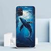 Humpback Whale Sea Giant Soft Cover for Samsung Galaxy A12 A22 A32 A52 A72 A02S Phone Case Note 20 Ultra 10 S10 Plus A51 A71 A50
