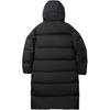 Li Ning Solid Color Zipper Hooded Versatile Long Down Jacket Men Outerwear AYMV631-4