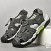 Fashion Fashionable Outdoor Men's Breathable Anti Slip Water Wading Sandals Summer Men Cowhide Oversized Casual Comfortable Beach Shoes