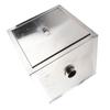 30x30x30cm Commercial Grease Trap Stainless Steel Connection Grease Interceptor for 50mm Inner Pipe