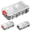 Expandable Fishing Tackle Box Fishing Tackle Box Large Capacity Waterproof Tool Box Fishing Lure Hooks Storage Box for Hook Lure