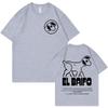 Rapper Quevedo El Baifo Double Sided Graphic T Shirts Unisex Unisex Hip Hop Vintage Summer Tshirt Fashion Casual Oversized Tshirts