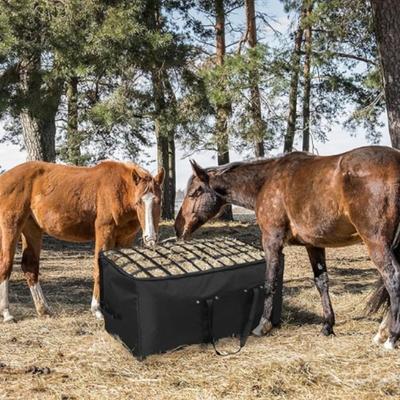 Waterproof Horse Feeding Bag Heavy Duty Horse Slow Feed Bag Durable Hay Storage Bag  Animal Feeder
