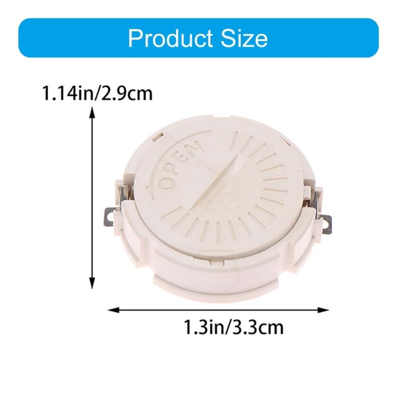 CR2450 Battery Holder With Cover Coin Button Battery Holder Container Case For Secure Battery Installation