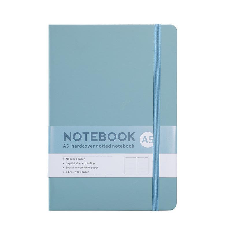 Custom A5 PU Notebook with Strap - Portable, Logo-Printable Business Journal, A6 Size Available
