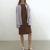 Women Spring Autumn Oversize 100% Cotton Long Sleeve Button Down Shirt, Loose Fit Mid-Length Casual Top