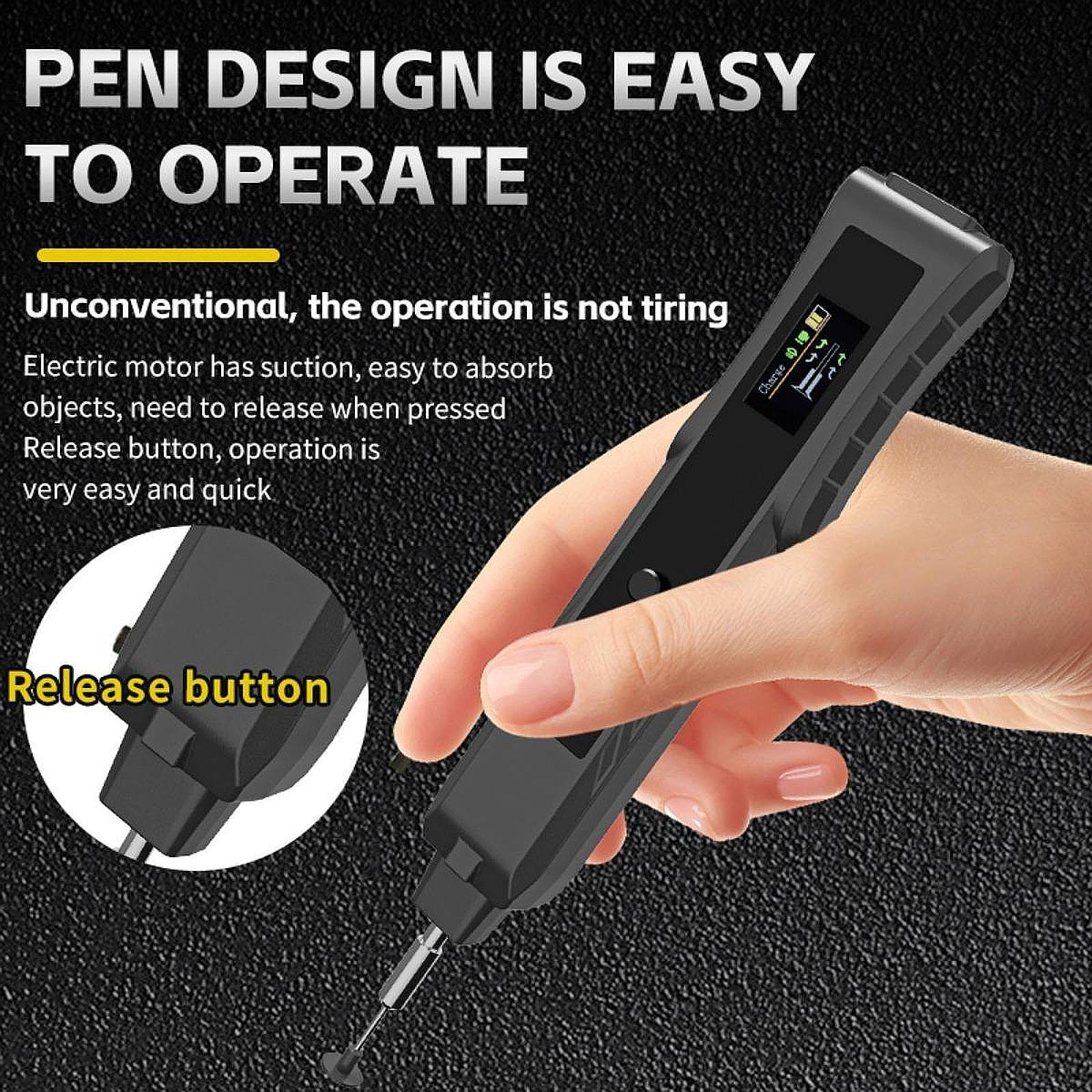 

Vacuum Sucking Pen IC Pick up Tool Kit Portable Remover Interchangeable Cups for Electric Component