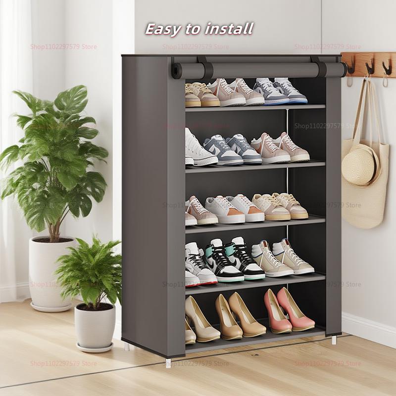 Wielowarstwowy regał na buty oszczędzający miejsce do domu i akademika, trwały, pyłoszczelny, łatwy w montażu, wszechstronna szafka do przechowywania butów