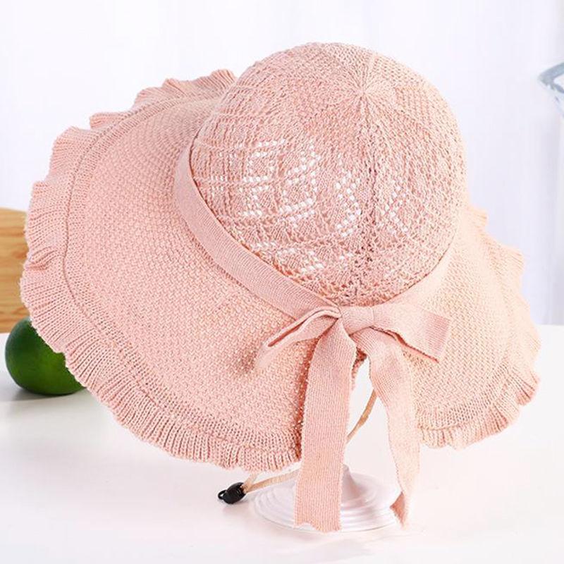 Foldable Women's Hat Summer Sunshade Hat Beach Sun Hat