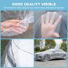 Universal Car Protective Cover S-XL Disposable Transparent Car Cover Outdoor Protection Waterproof Dust-Proof for Hatchback SUV