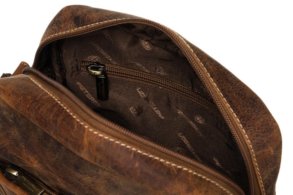 Leather bag PTN 502-TMH-6587 Tan