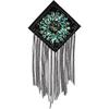 Tassel Chain Shoulder Board Badges Beads Rhinestones Patch Epaulet Epaulette Applique for Military Suit 2 Pieces